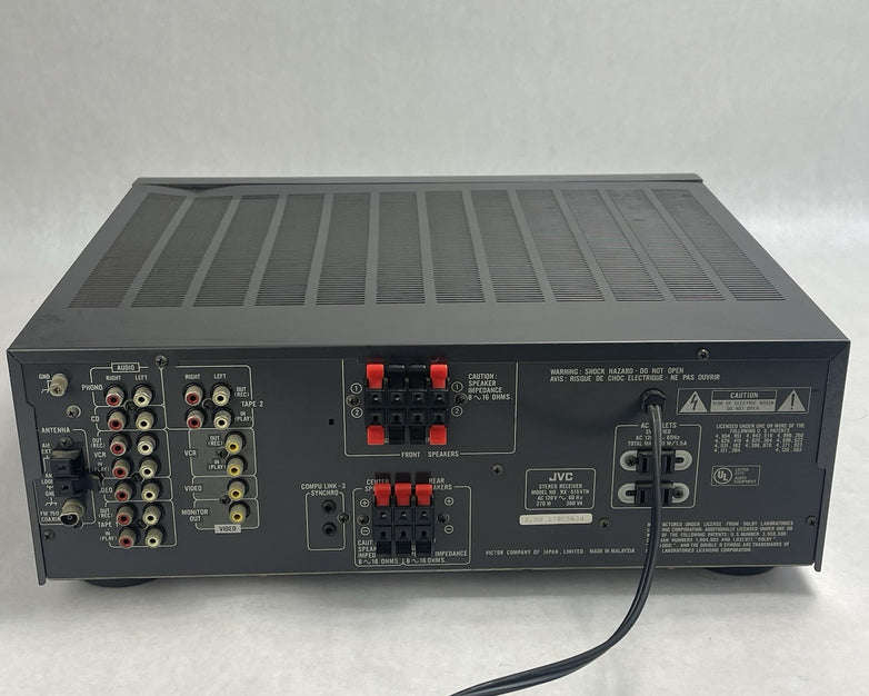 JVC RX-515VTN Dolby Pro Logic AV Receiver For Parts Or Repair