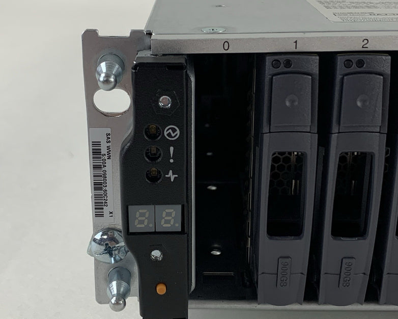 NetApp NAJ-1001 24-Bay SAS Hard Drive Array w/ 2 PSUs 23x Caddies No HDDs