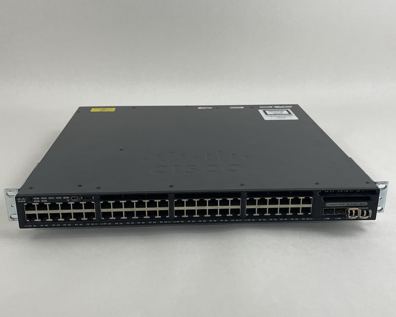Cisco WS-C3650-48PS-S V01 Catalyst 3650 48-Port PoE+ 4x1G  Tested & Reset 2X PSU