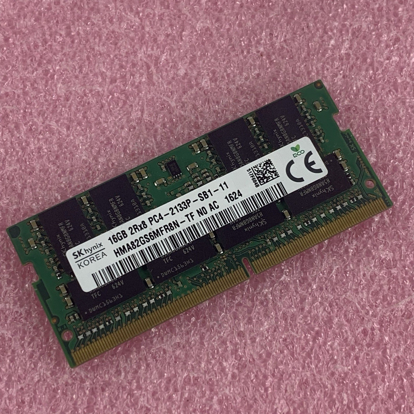 SK Hynix HMA82GS6MFR8N-TF 16 GB SODIMM 2Rx8 DDR4 PC4-2133P Laptop Memory Ram0