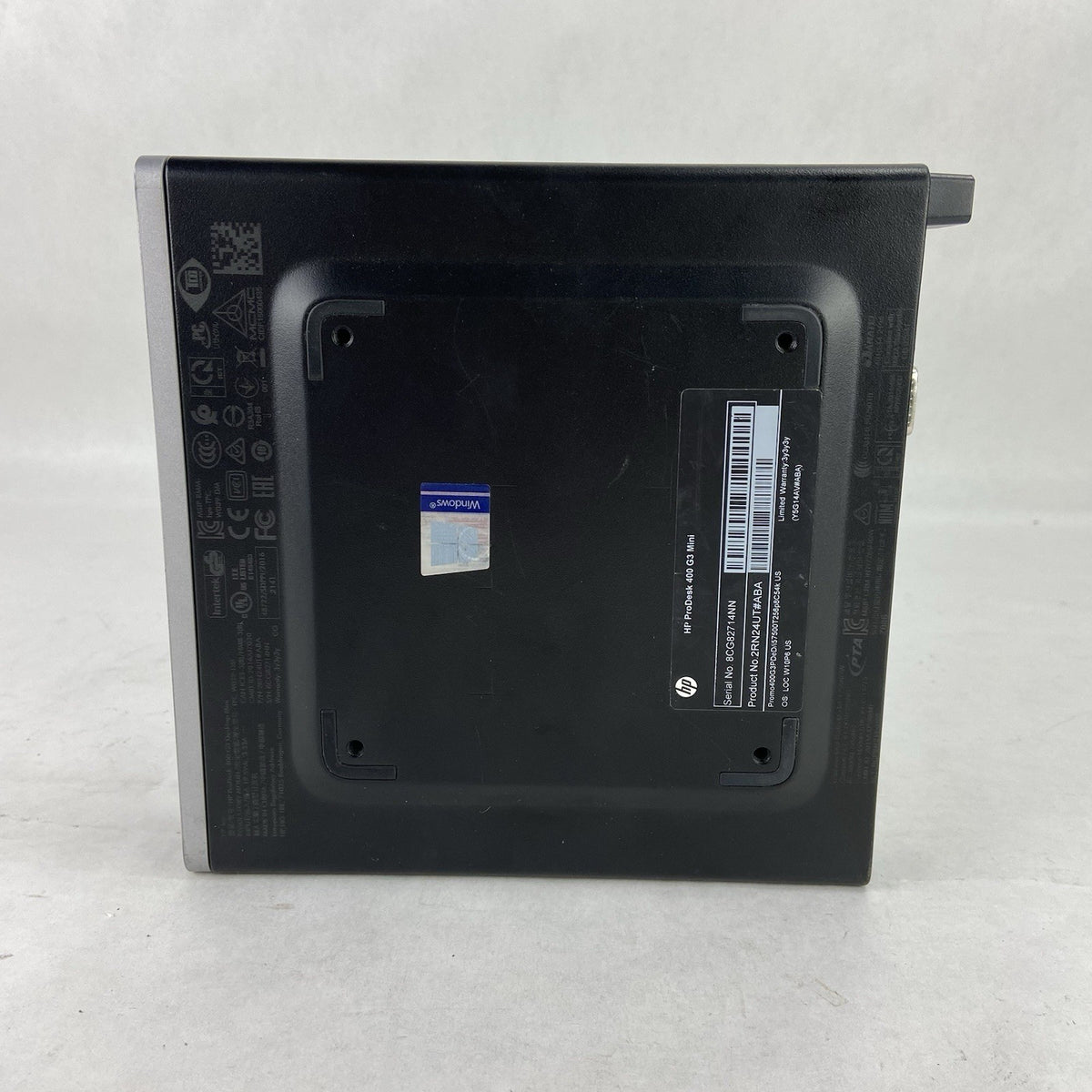 HP ProDesk 400 G3 Micro Intel Core i5-7500T 8GB RAM No AC/HDD/OS2