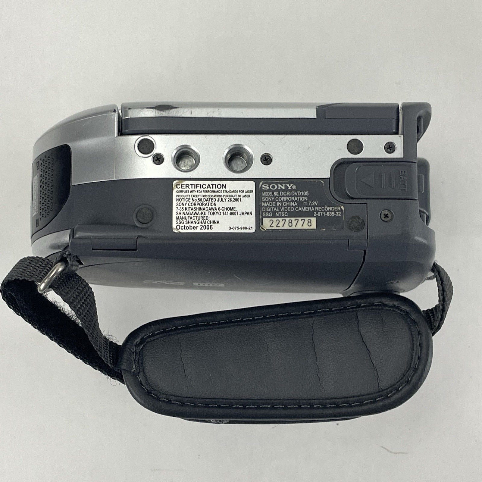 Sony Handycam DCR-DVD105E Tested & Reset No Power Cord No Disc7