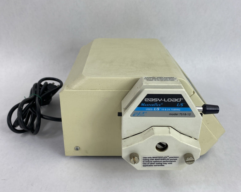 Cole-Parmer Masterflex 7524-00 Microprocessor Pump Drive w/ 7518-12 Pump Head
