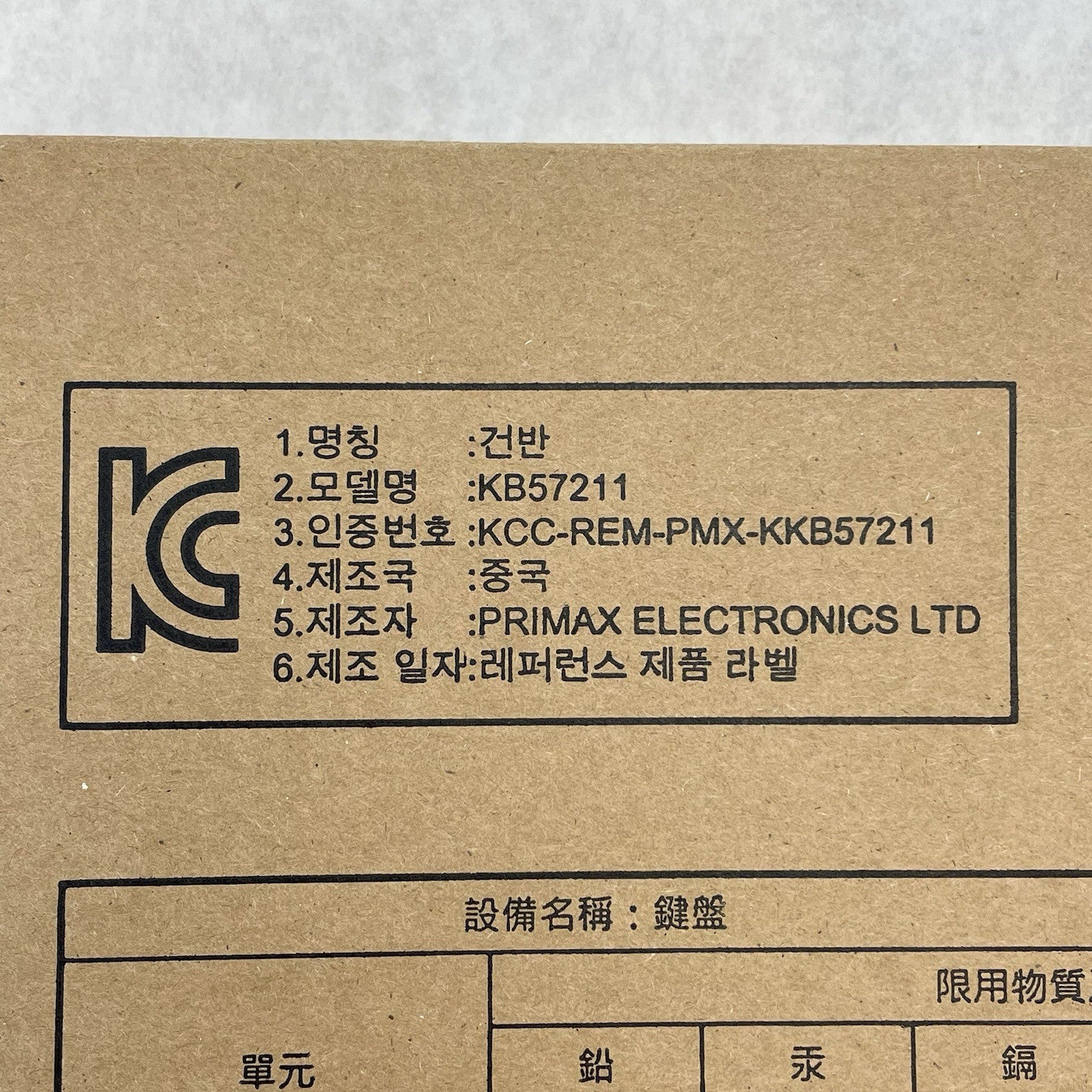 HP KB57211 Desktop USB Black 724720-001 672647-003 In Box Lot of 106