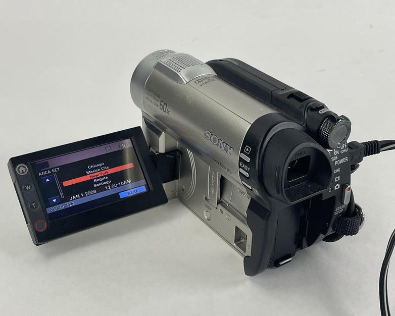 Sony Handycam DCR-DVD650 Camera ONLY Tested & Reset No Power Cord/Battery