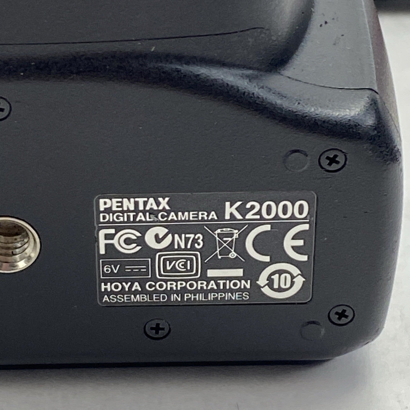 Pentax K2000 DSLR 10.2 MP Digital Camera With Bag And Flash No Cable - Tested4