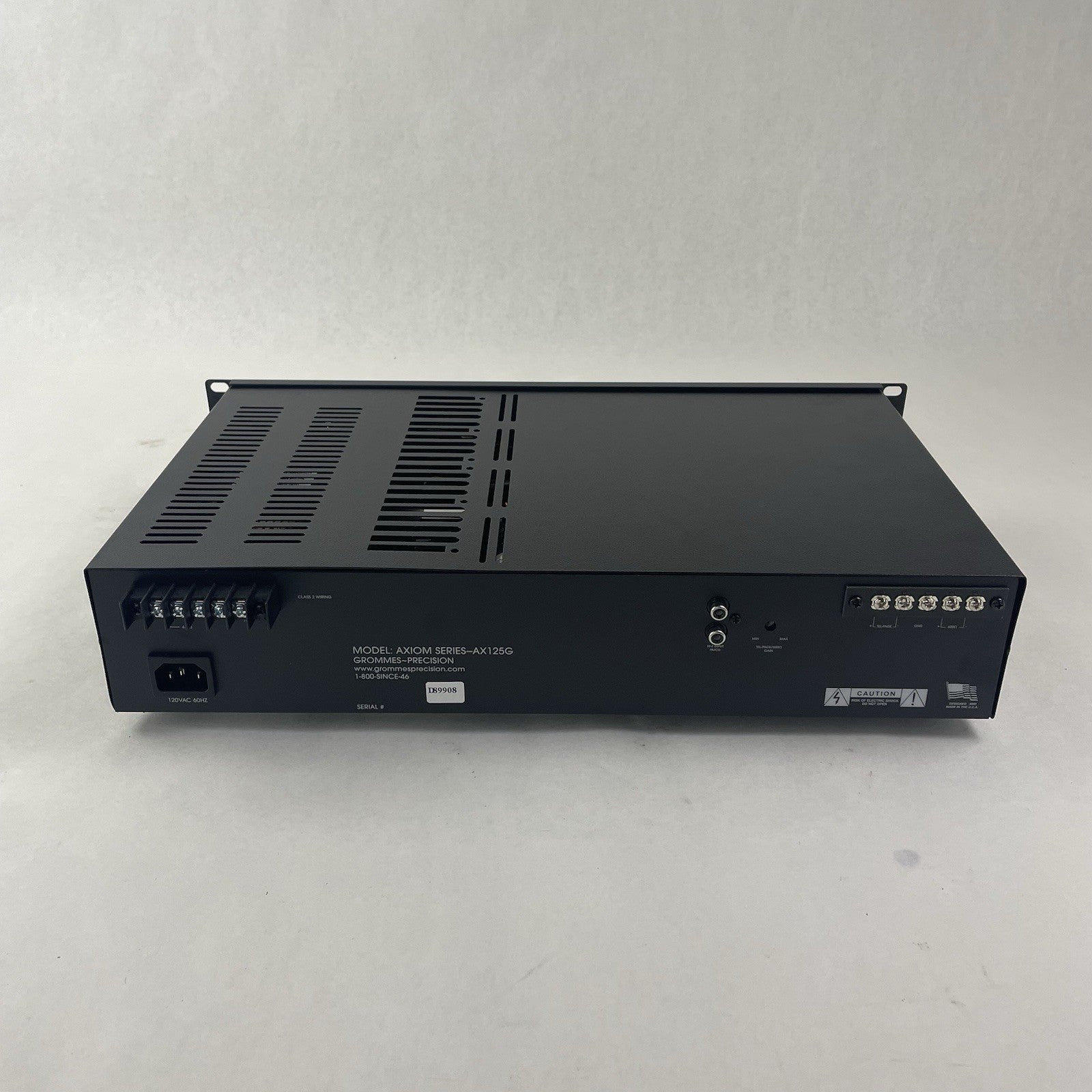 Grommes~Precision Axiom Series-AX125G 1.5 Input Channel Mixer Amplifier5