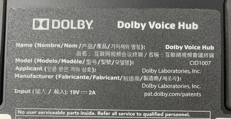 Dolby Voice Hub CID1007