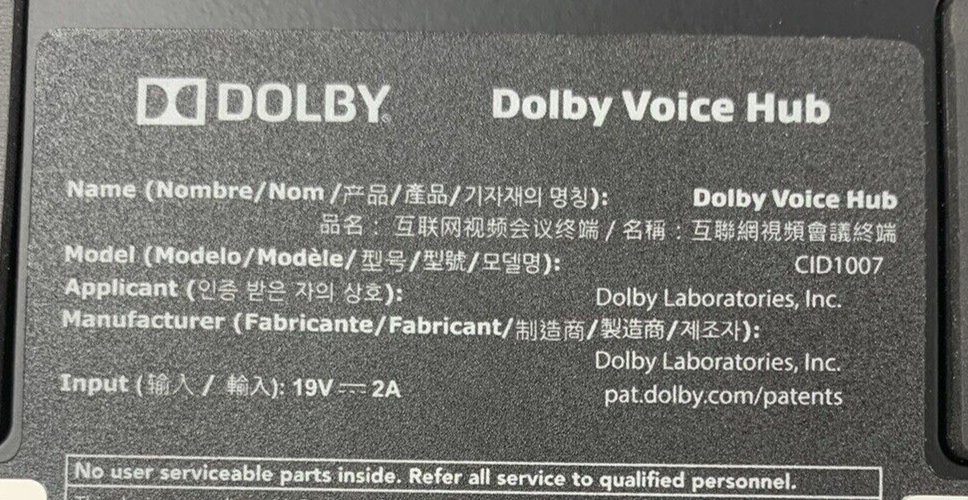Dolby Voice Hub CID1007