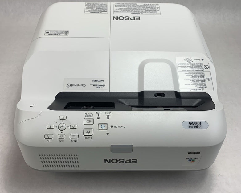 Epson PowerLite 695Wi H740A LCD Lamp Projector 769 Lamp Hours - No Remote