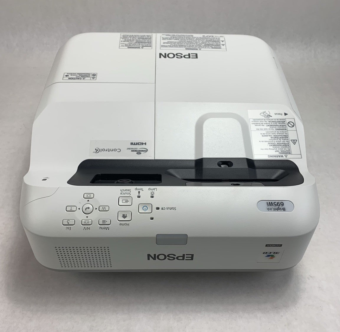 Epson PowerLite 695Wi H740A LCD Lamp Projector 769 Lamp Hours - No Remote3