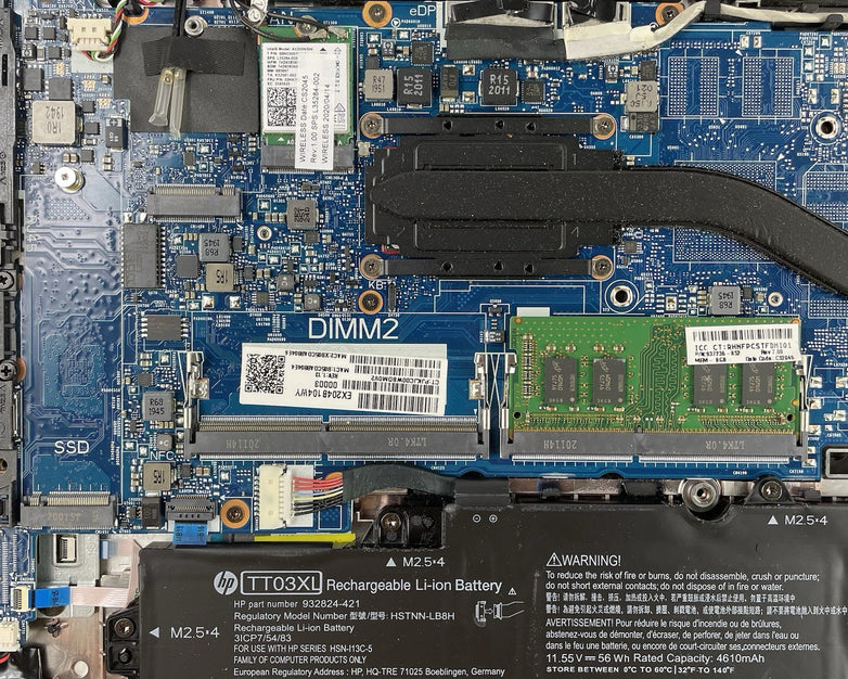 HP EliteBook 850 G6 15.6" i5-8365U 1.60 GHz 8 GB RAM No SSD/OS/AC - Corner