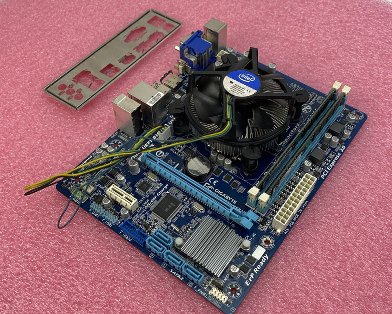 Gigabyte H61M-USB3H Motherboard Intel Core i7-3770 3.4GHz 16GB RAM w/ I/O Shield