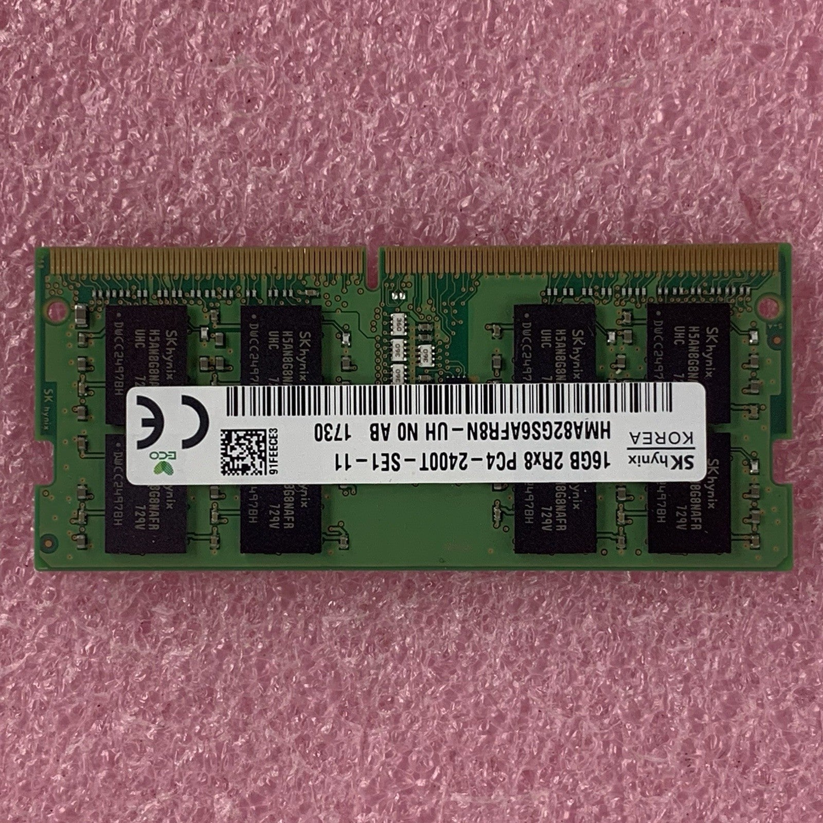 SK Hynix HMA82GS6AFR8N-UH 16 GB 1x16GB DDR4 PC4-2400T SO-DIMM Laptop Memory Ram1
