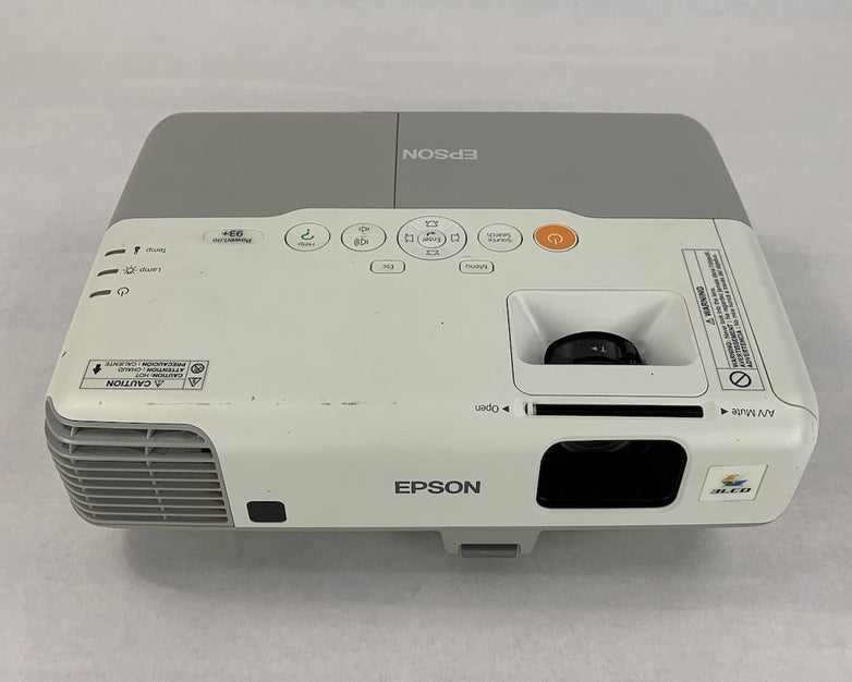Epson H382F LCD Projector - No Lamp and No Remote - Parts and Repair