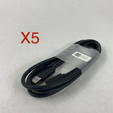 Dell 5KL2E05502 SuperSpeed USB 3.0 A to B Cable 6ft Lot of 5