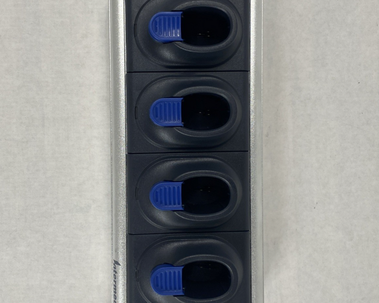 Intermec AC7 852-908-001 12V 2.4A 4-Bay Battery Charger No AC Adapter
