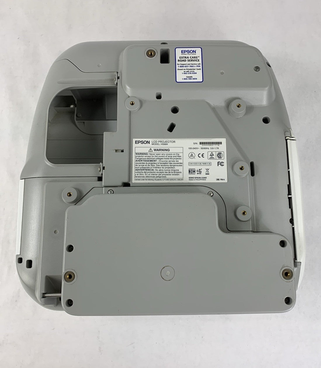 Epson BrightLink 595Wi H599A LCD Lamp Projector 788 Lamp Hours - No Remote6