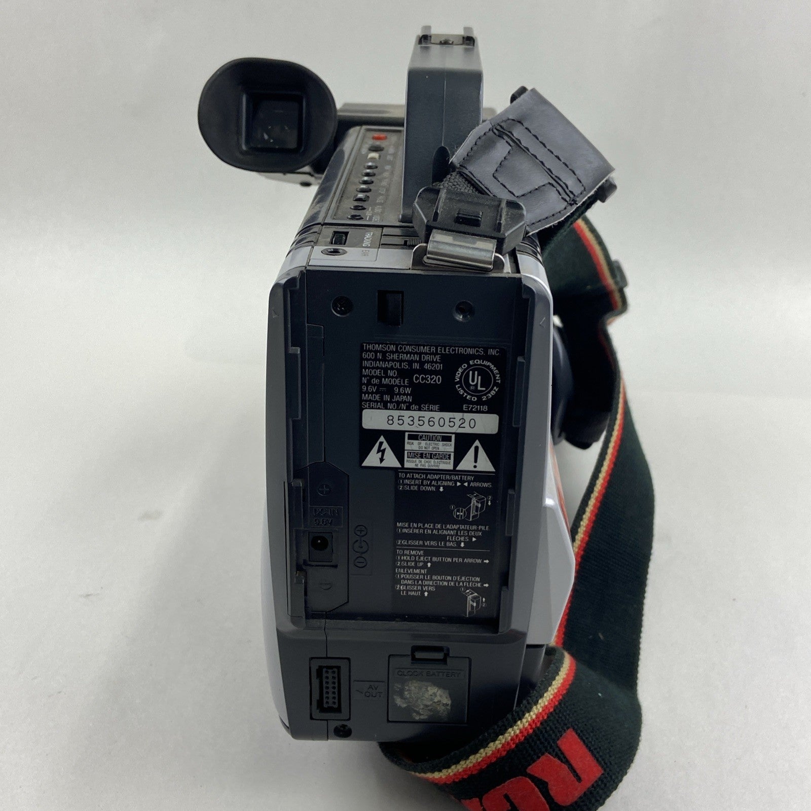 RCA CC320 - Pro Edit VHS HQ Camcorder w/Battery, Adapter, & Case5