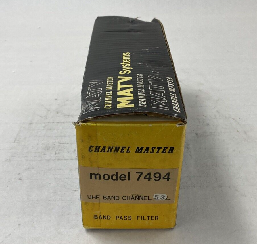 Channel Master MATV Systems Model 7494 Band Pass Filter UHF Band Channel 53