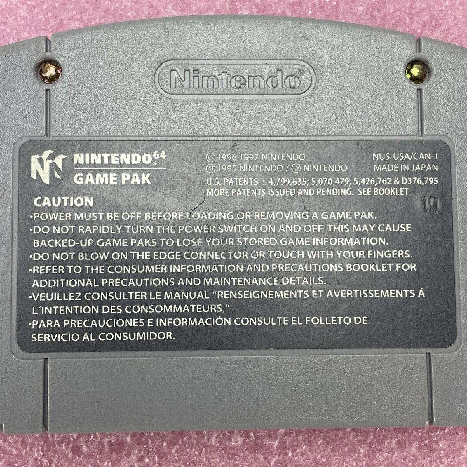 GoldenEye 007 N64 Authentic Untested Cartridge Only7