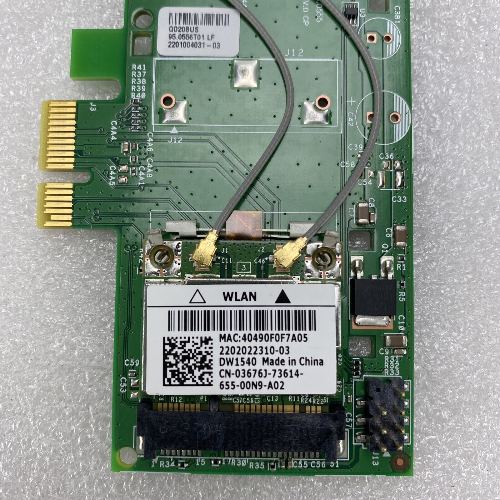 Dell 01MKM4 PCIe Network Card 03676J (Lot of 5)