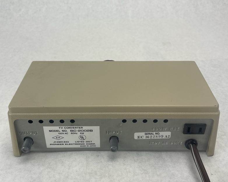Pioneer BC-2002B TV Converter Tuning Box Model