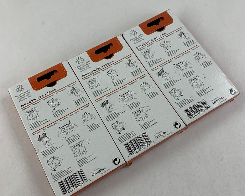 IBM 1337765 Easystrike Lift Off Correction Tape Cassette Lot of 3x