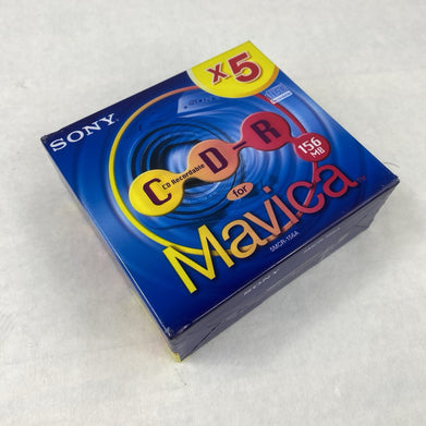 Sony 5MCR-156A  CDR Mavica 8cm 156MB Recordable CD Disc 5 Pack Sealed (Lot of 2)