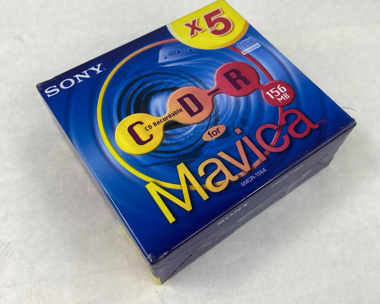 Sony 5MCR-156A  CDR Mavica 8cm 156MB Recordable CD Disc 5 Pack Sealed (Lot of 2)