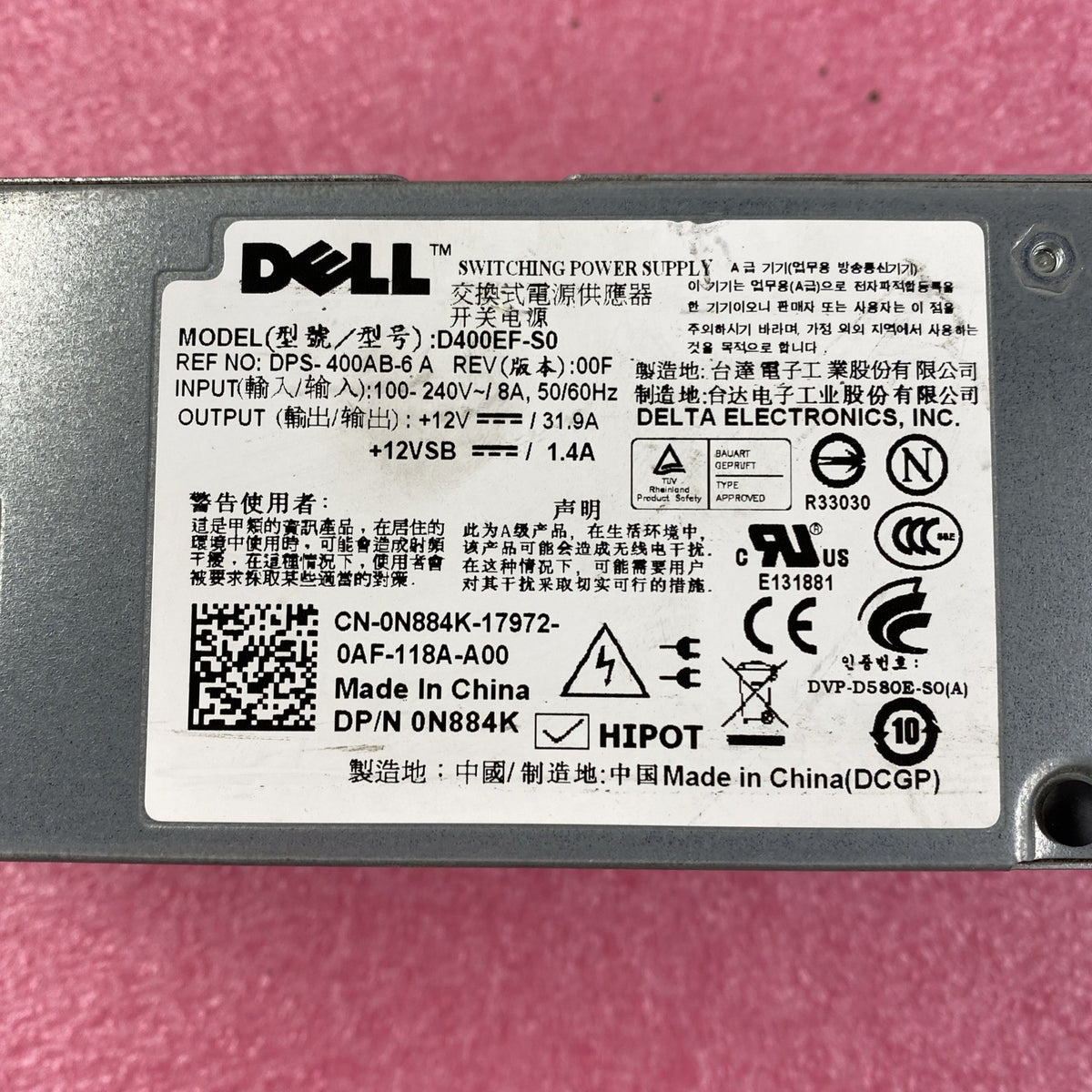 Dell D400EF-S0 Switching Power Supply No Power Cord- Lot of 27
