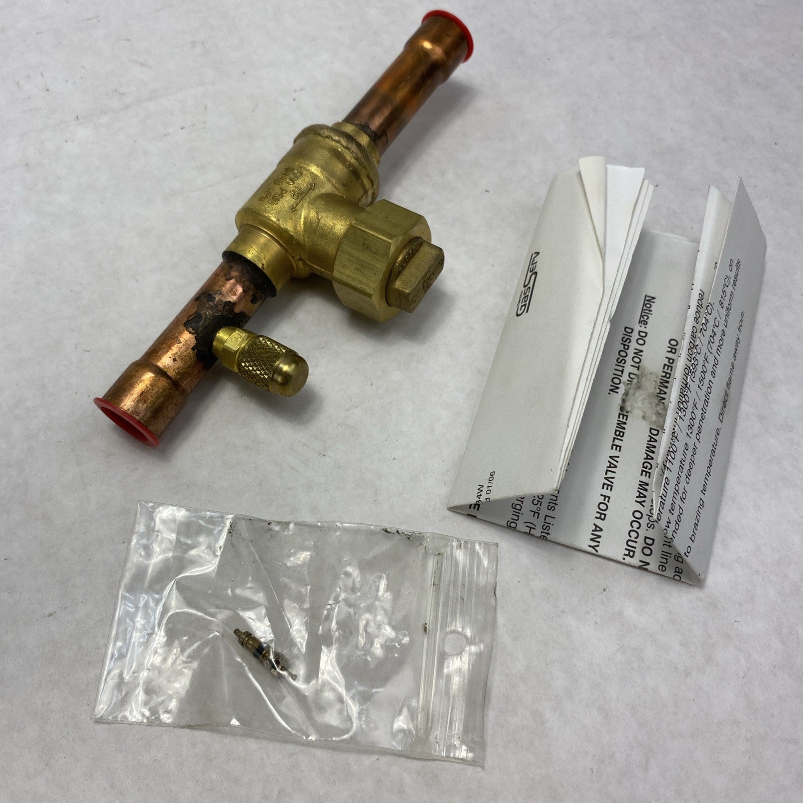 Superior Refridgeration 586WAS-10ST Ball Valve Full Port With Access Fitting2