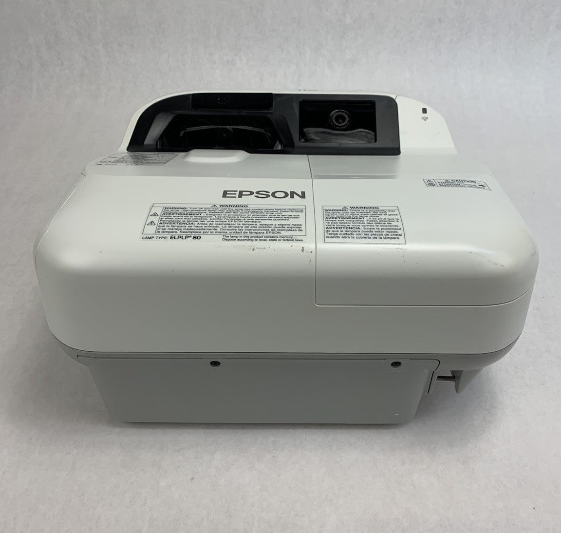 Epson H599A BrightLink 595Wi LCD Lamp Projector 1153 Lamp Hours No Remote1