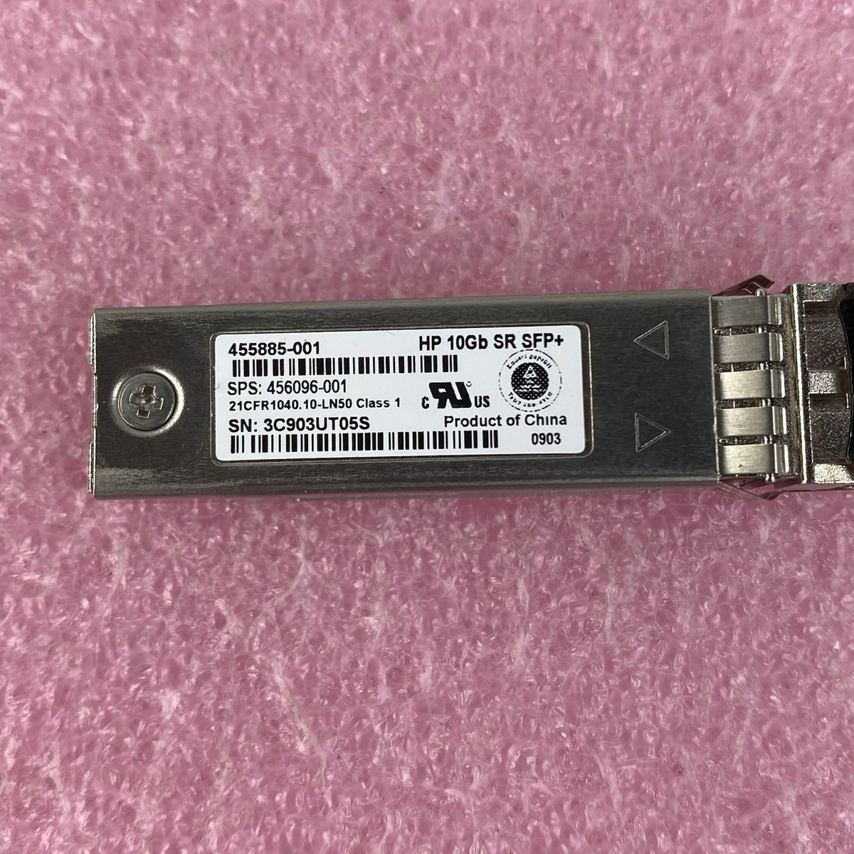 HP 455885 001 10GB SR SFP+ Transceiver Lot of 63