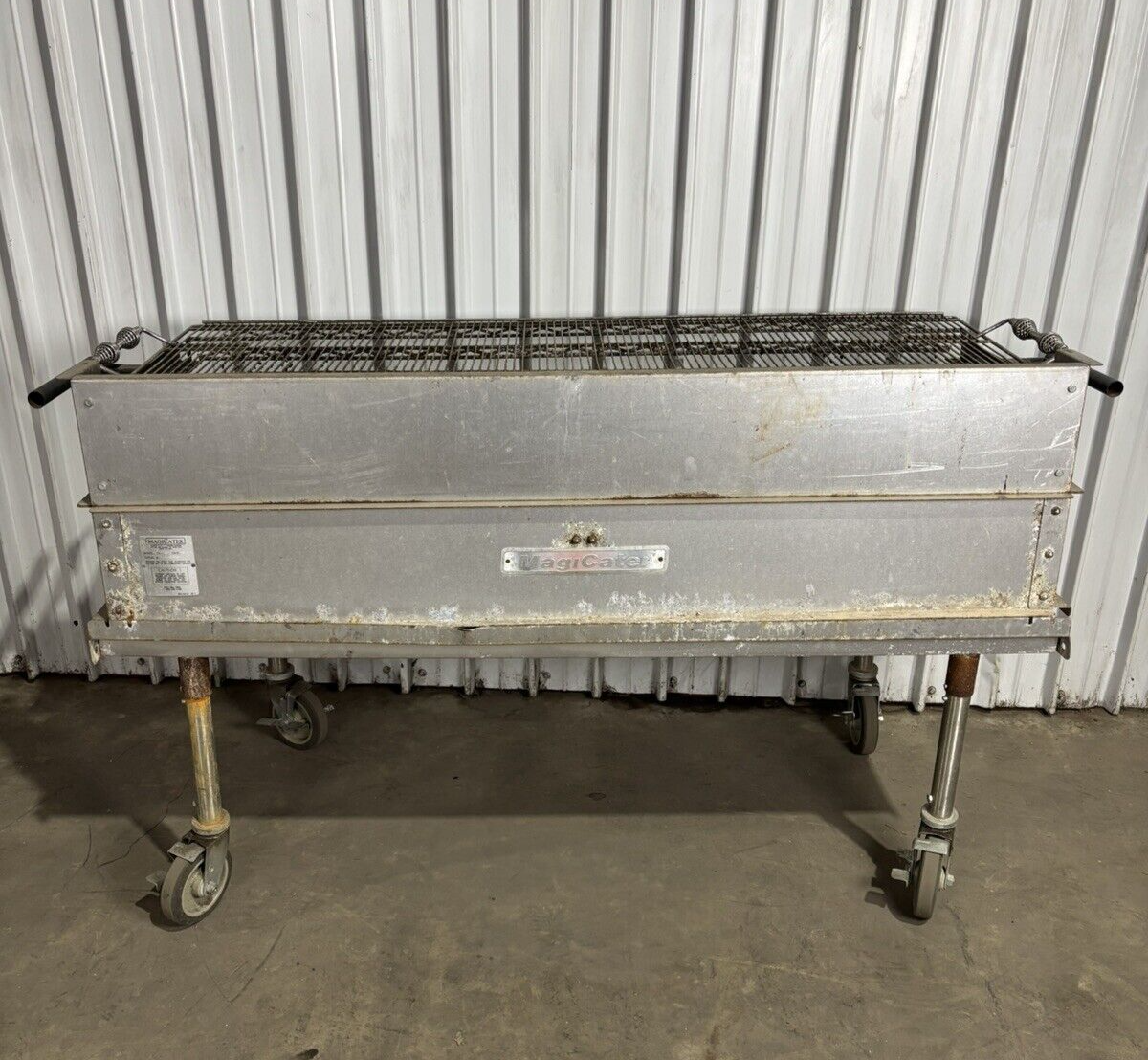 Magicater CG-60 MagiKitch'n Commercial Charcoal Grill Catering 60" x 23"