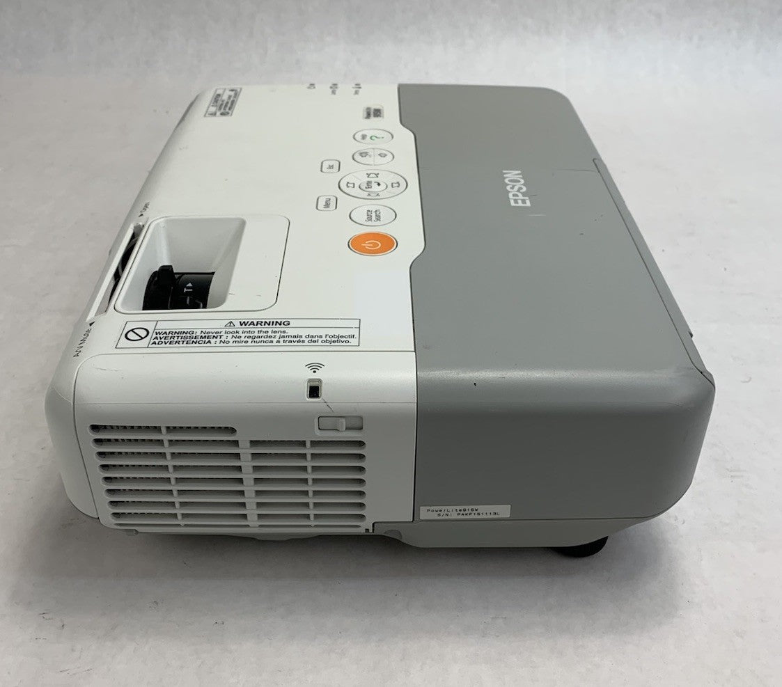Epson H388A PowerLite 915W LCD Lamp Projector 2014 Lamp Hours No Remote Loud Fan2