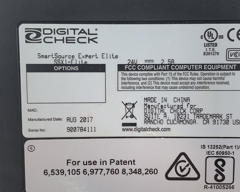 Digital Check SSX1-ELITE Smartsource Bad Ribbon and Rollers Parts and Repair