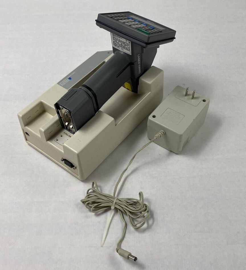 Hand Held Products Laser Wand Barcode Scanner and Cradle Untested w/ AC Adapter