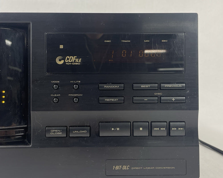 Pioneer PD-F908 File Type Compact Disc Player 101 CD Changer For Parts