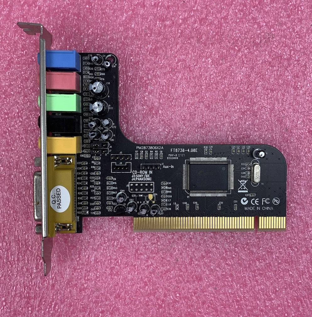 C-Media FT8738-4.08E 5.1 PCI Sound Card