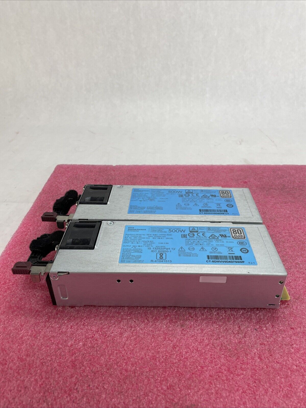 Hewlett Packard Enterprise DPS-500AB-13 A 500W Power Supply Lot of 2