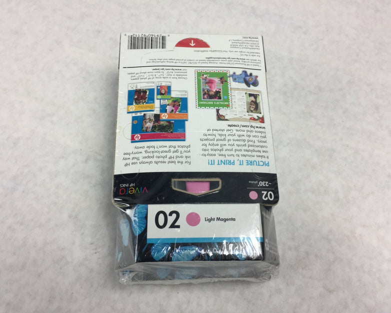 Genuine HP 02 Light Magenta C8775WN   Lot of 4   Warranty date Jun 2011  Sealed