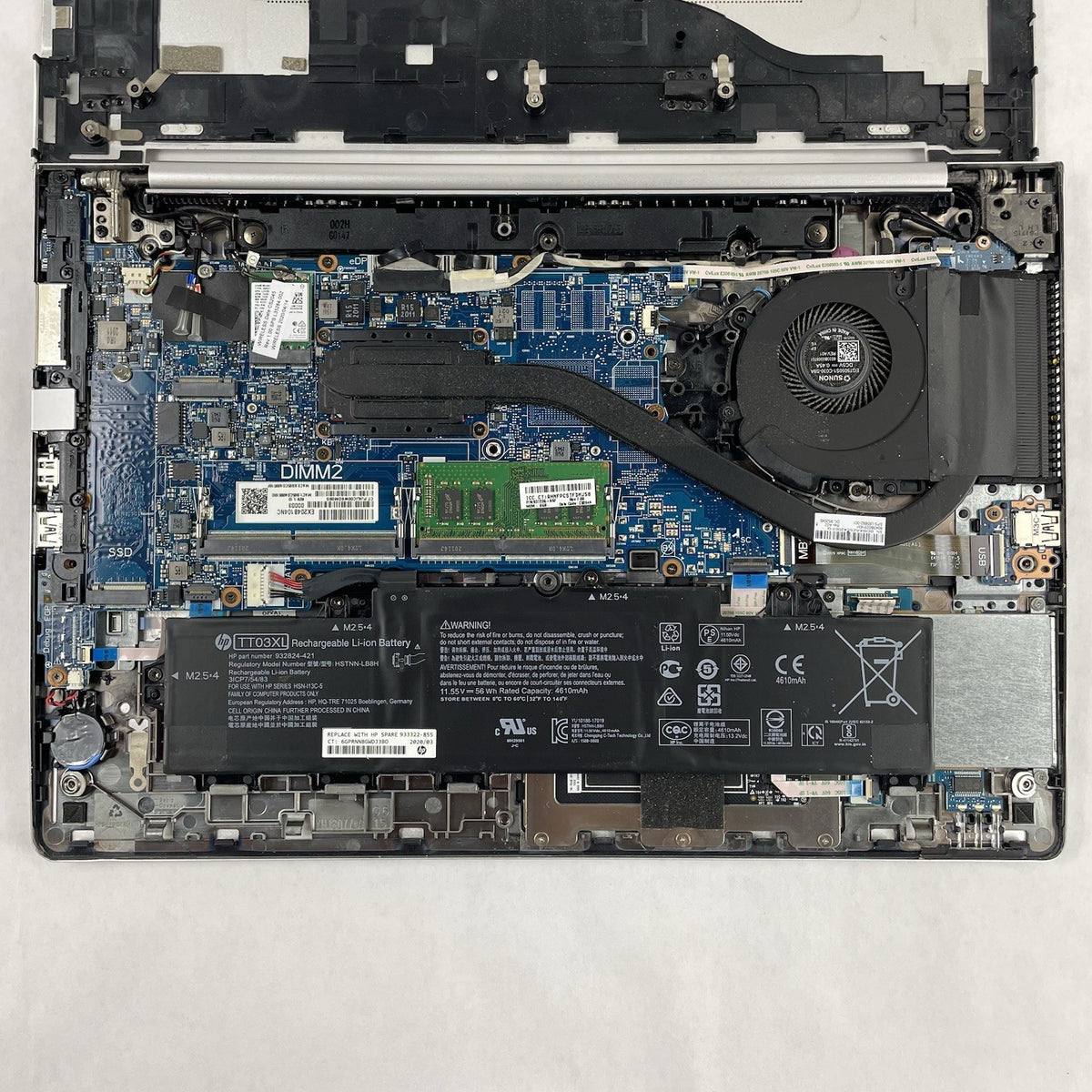 HP EliteBook 850 G6 15.6" i5-8365U 1.60 GHz 8 GB RAM No SSD/OS/AC - Heat Spot18