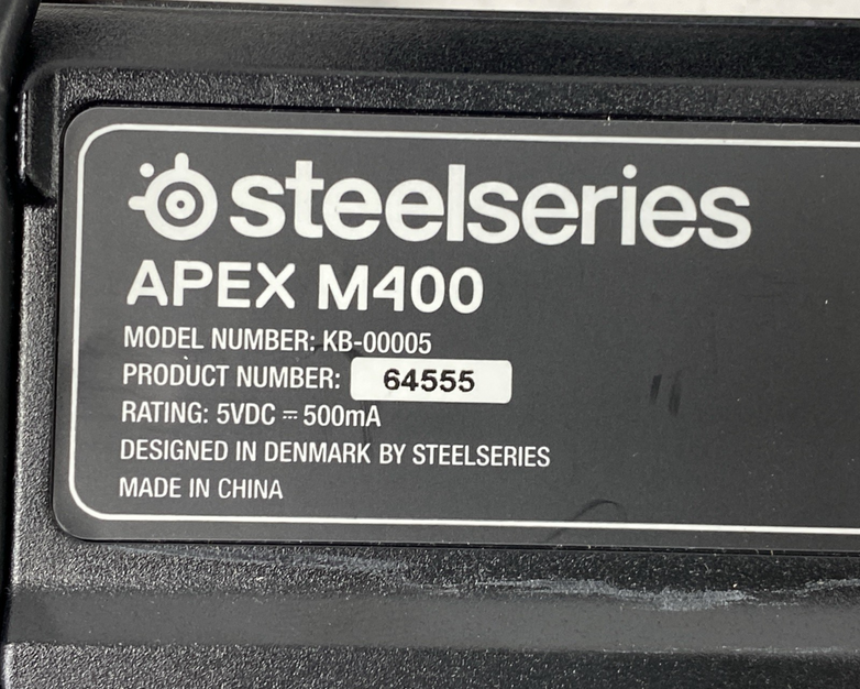 SteelSeries Apex M400 KB-00005 USB Wired Gaming Keyboard Tested