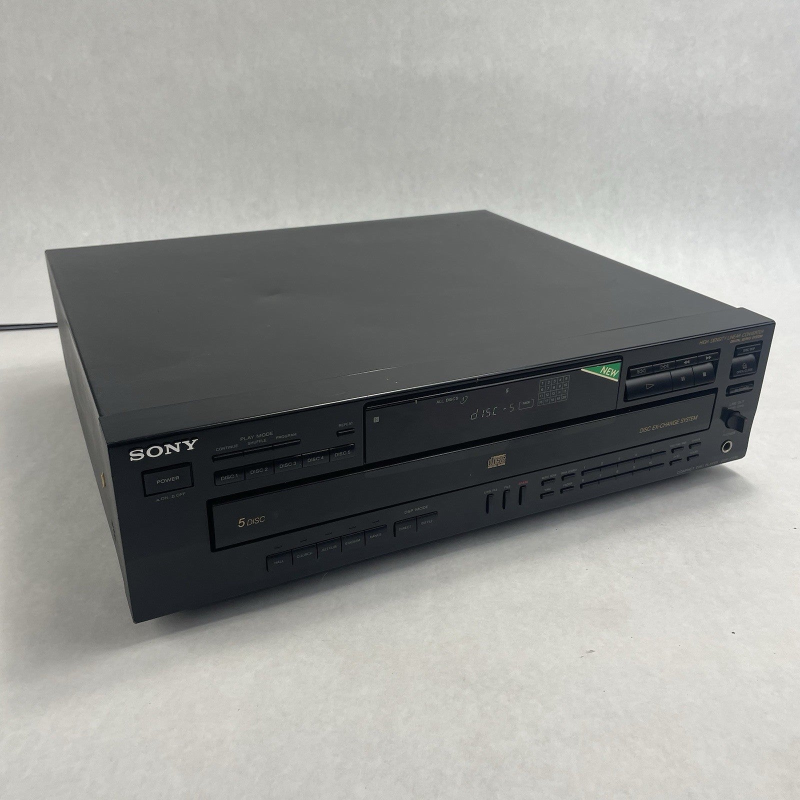 Sony CDP-C535 5-Disc Carousel CD Player No Remote Tested0