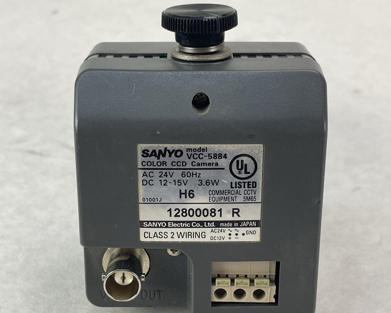 Sanyo Color CCD Security Camera VCC-5884 With lens