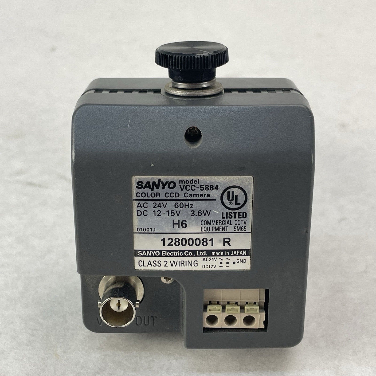 Sanyo Color CCD Security Camera VCC-5884 With lens3