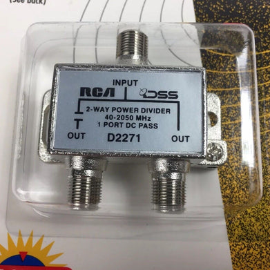 DSS RCA 2 Way Splitter D2271 40-2050 MHz (Lot of 8)