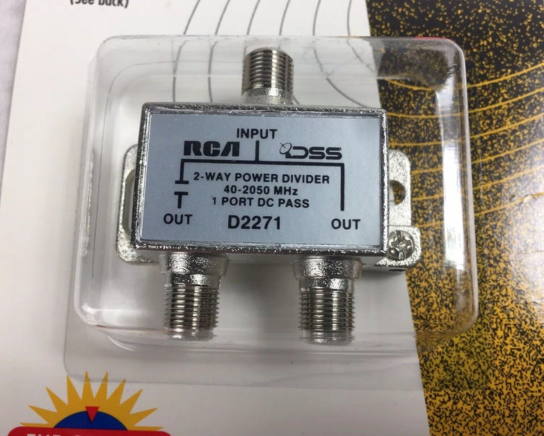 DSS RCA 2 Way Splitter D2271 40-2050 MHz (Lot of 8)