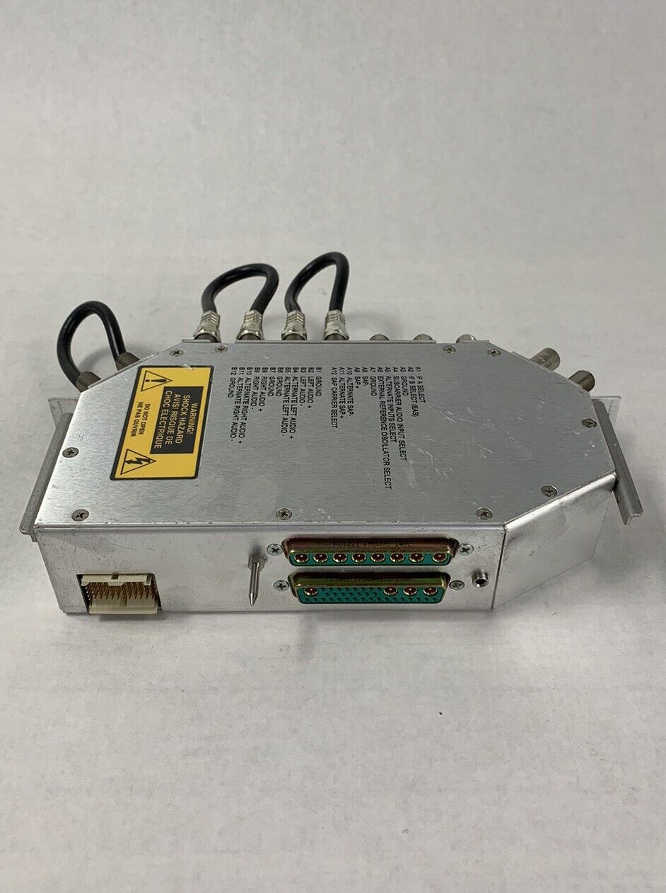 Mendota Scientific Atlanta Backplane 741150 Rear Interface 9815 w/ Tubes